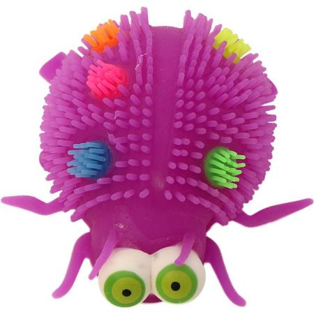 Gerardos Toys Fluffy Insect 12 Cm Paars